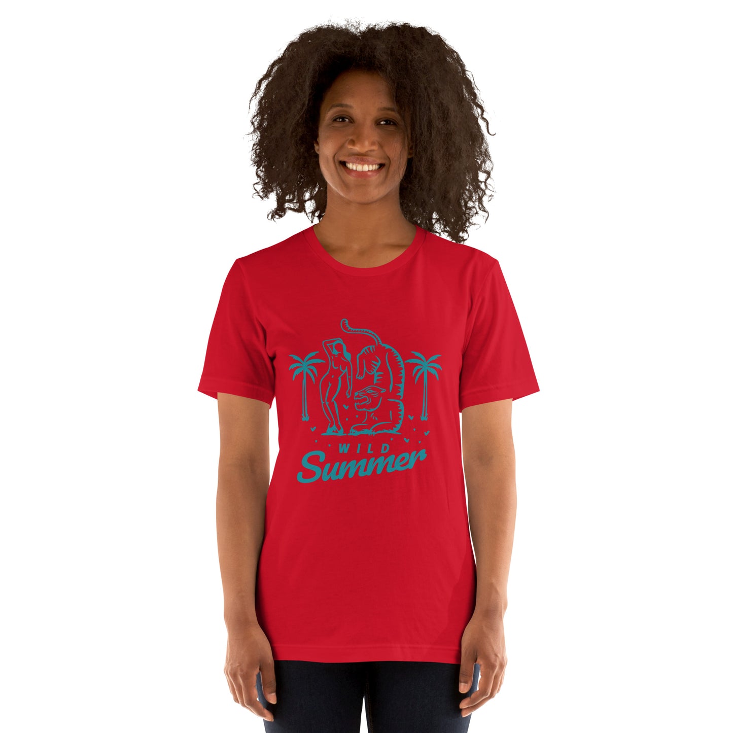 T-Shirts - Wild Summer (Glamourange Seasons & Events Staple T-Shirts - Front Print)