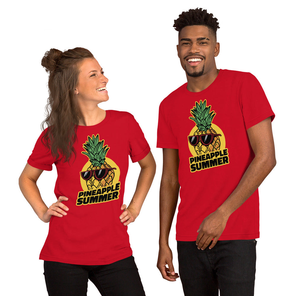 T-Shirts - Pineapple Summer (Glamourange Seasons & Events Staple T-Shirts - Front Print)