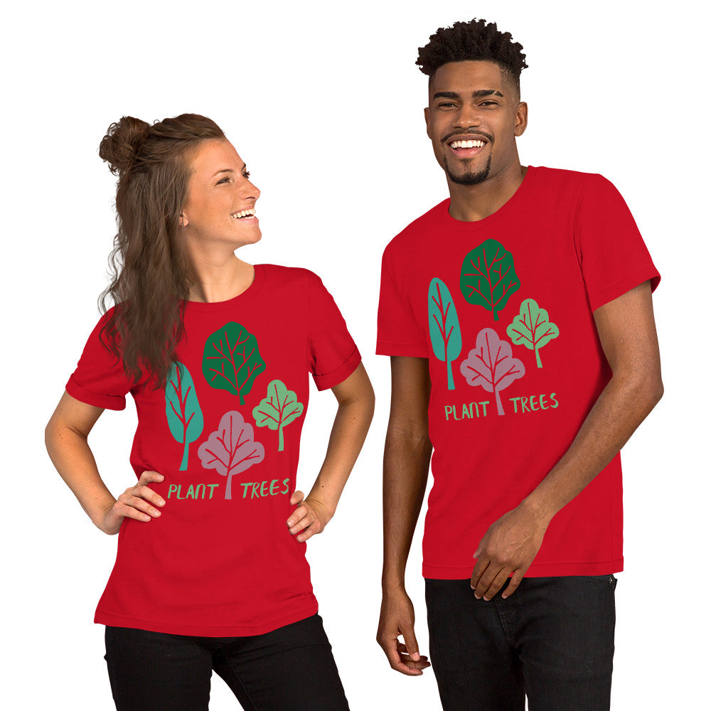 T-Shirts - Plant Trees (Glamourange Environment Staple T-Shirts - Front Print)