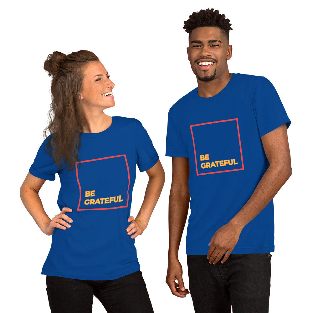 T-Shirts - Be Grateful (Glamourange Seasons & Events Staple T-Shirts - Front Print)