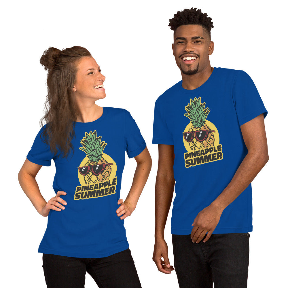 T-Shirts - Pineapple Summer (Glamourange Seasons & Events Staple T-Shirts - Front Print)