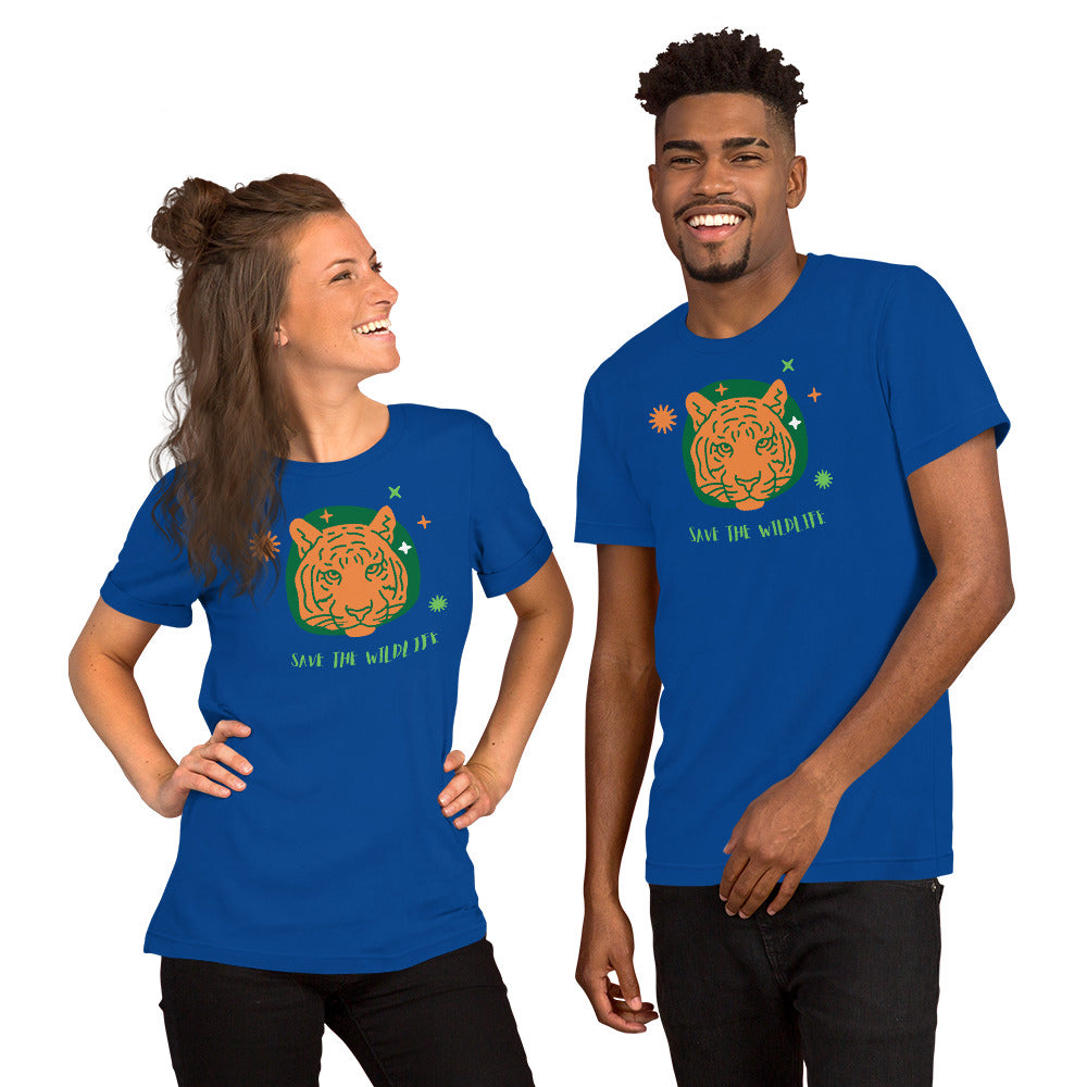 T-Shirts - Save The Wildlife (Glamourange Environment Staple T-Shirts - Front Print)