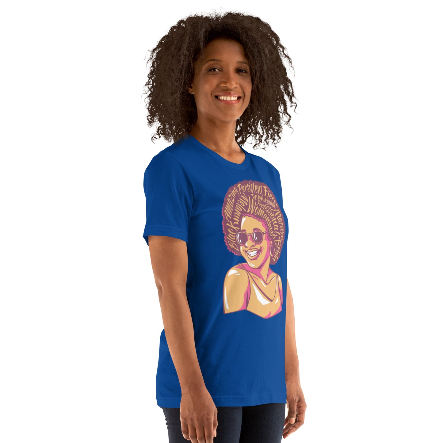 T-Shirts - Marvelous (Glamourange Ebony Staple T-Shirts - Front Print 0011 Model)