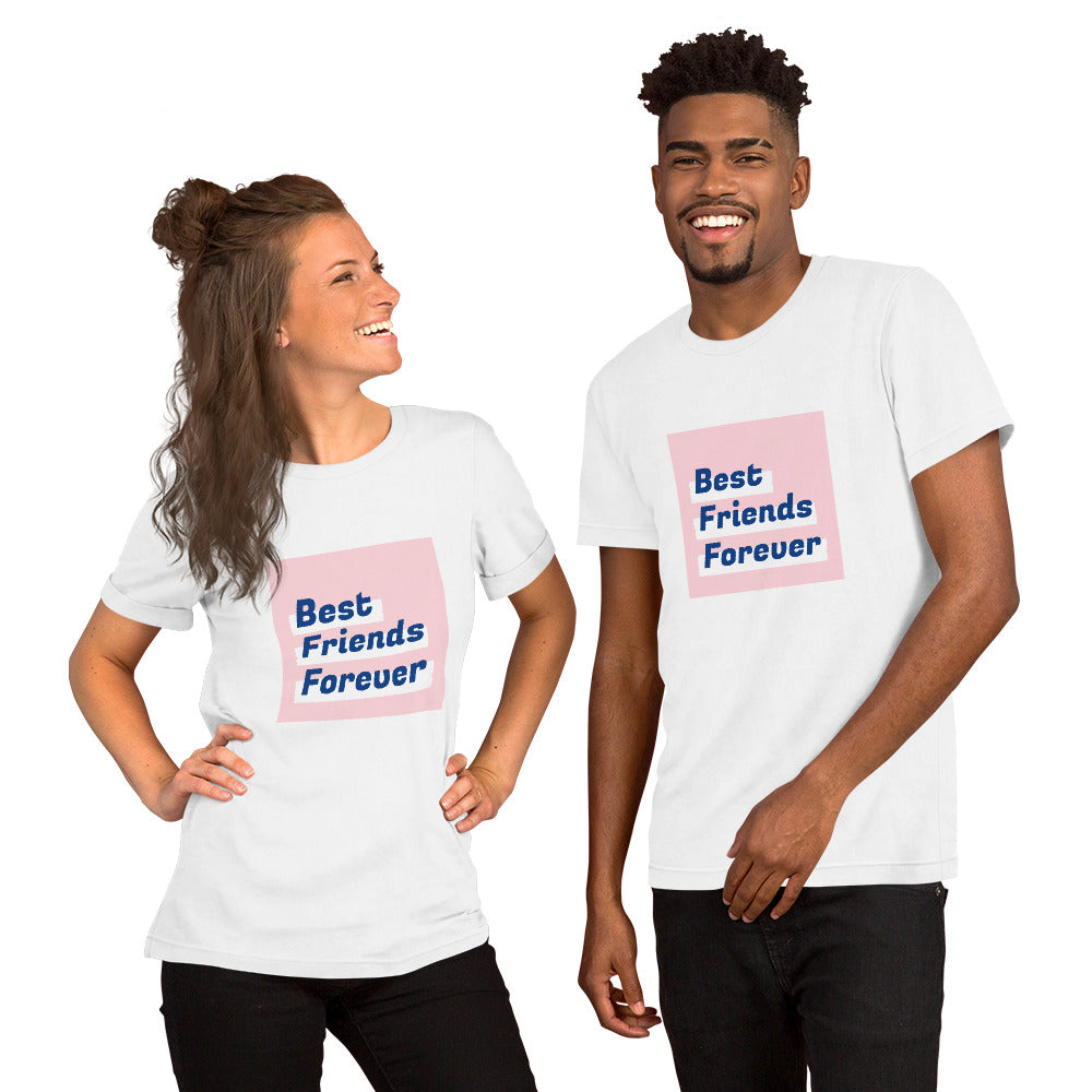 T-Shirts - Best Friends Forever (Glamourange Friendship Staple T-Shirts - Front Print)