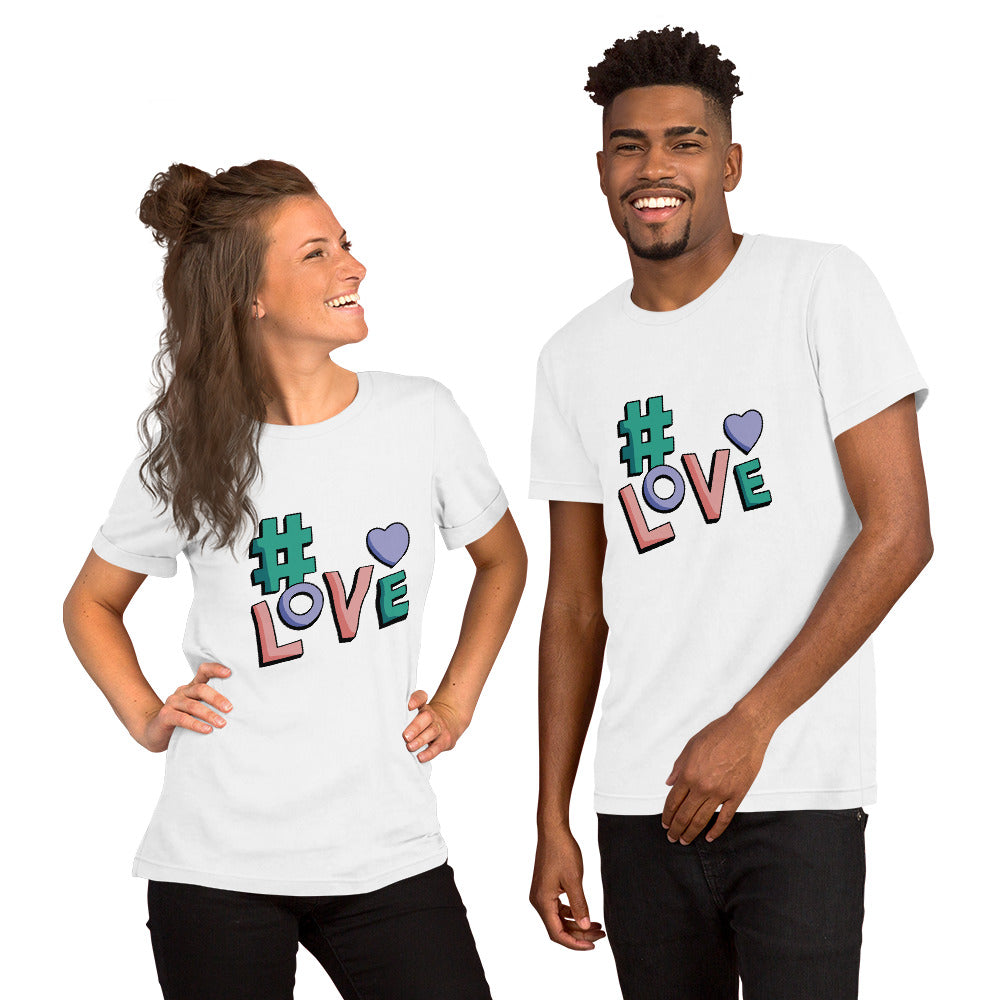 T-Shirts - Love (Glamourange Love Staple T-Shirts - Front Print 001 Model)