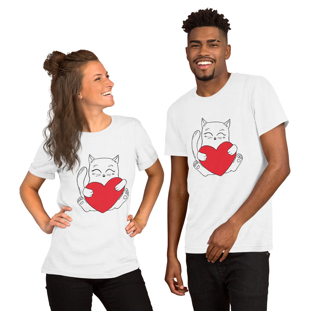 T-Shirts - Love (Glamourange Love Staple T-Shirts - Front Print 0037 Model)