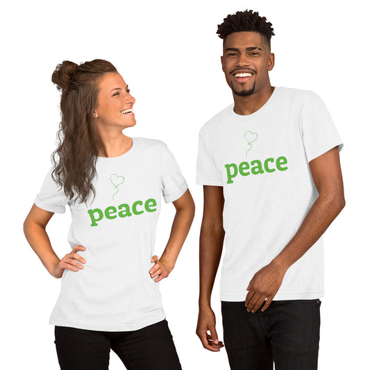 T-Shirts - Peace (Glamourange Motivation Staple T-Shirts - Front Print)