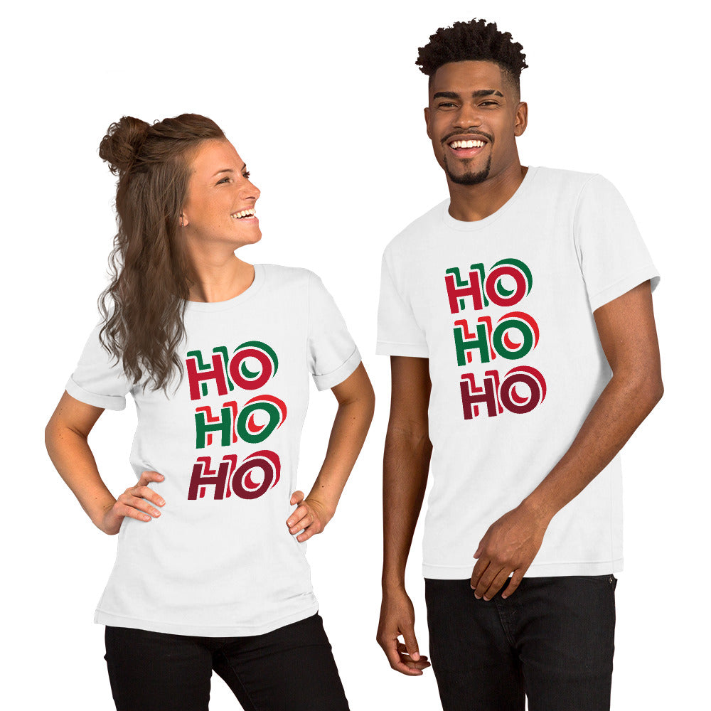 T-Shirts - Ho Ho Ho (Glamourange Seasons & Events Staple T-Shirts - Front Print)