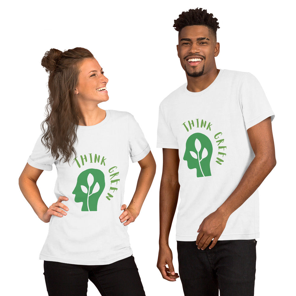 T-Shirts - Think Green (Glamourange Environment Staple T-Shirts - Front Print)