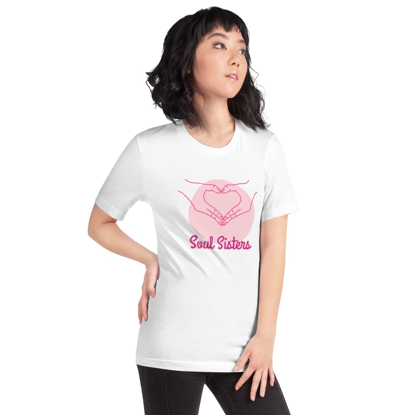 T-Shirts - Soul Sisters (Glamourange Friendship Staple T-Shirts - Front Print)