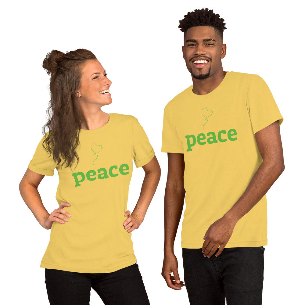 T-Shirts - Peace (Glamourange Motivation Staple T-Shirts - Front Print)