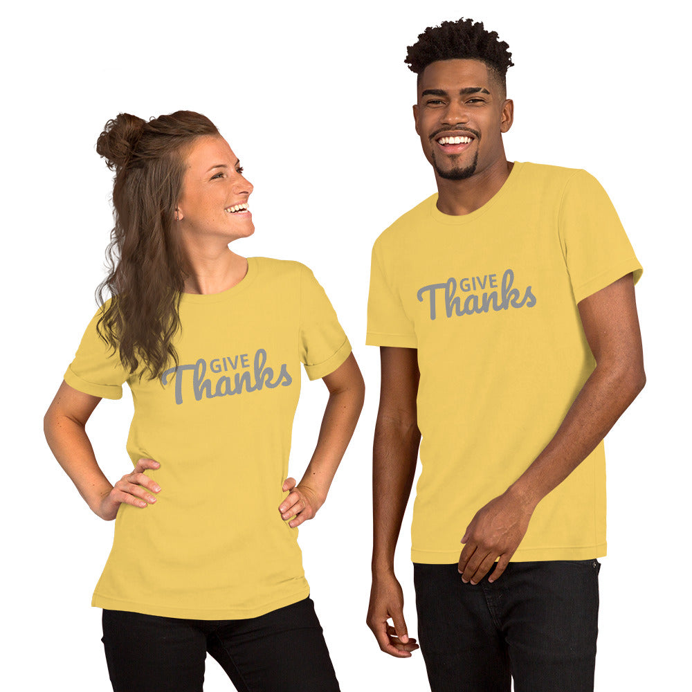 T-Shirts - Give Thanks (Glamourange Seasons & Events Staple T-Shirts - Front Print)