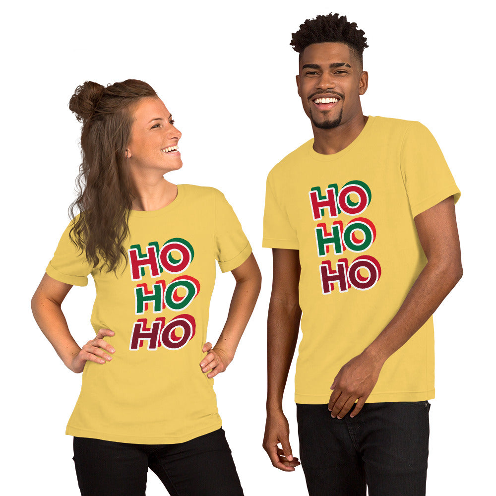 T-Shirts - Ho Ho Ho (Glamourange Seasons & Events Staple T-Shirts - Front Print)