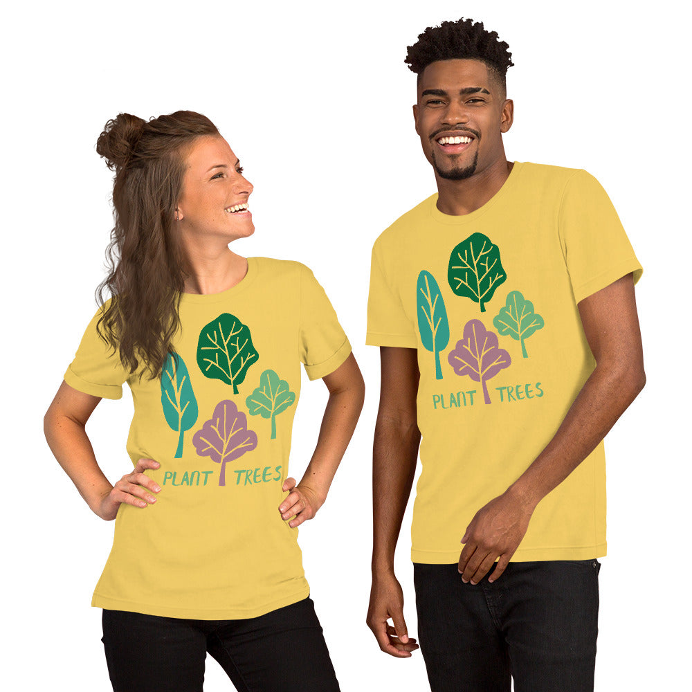 T-Shirts - Plant Trees (Glamourange Environment Staple T-Shirts - Front Print)