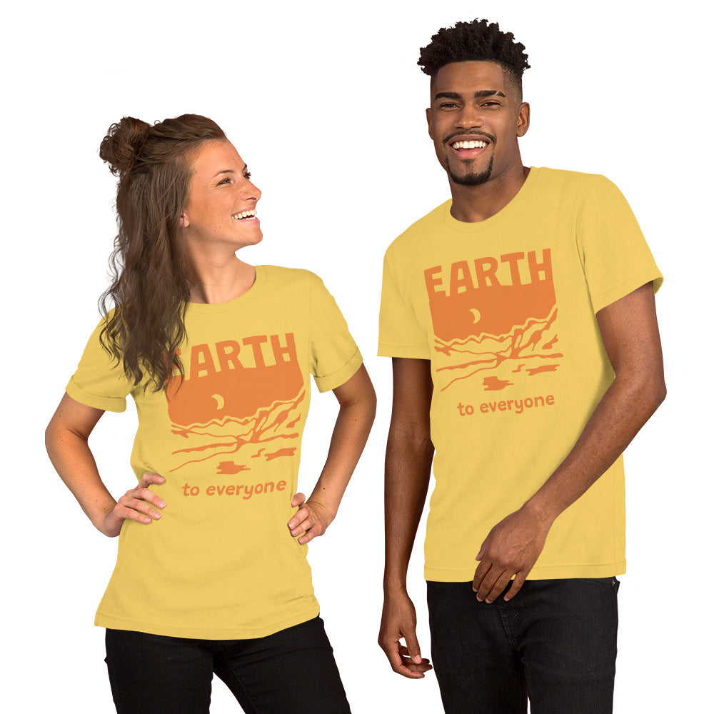 T-Shirts - Earth To Everyone (Glamourange Environment Staple T-Shirts - Front Print)