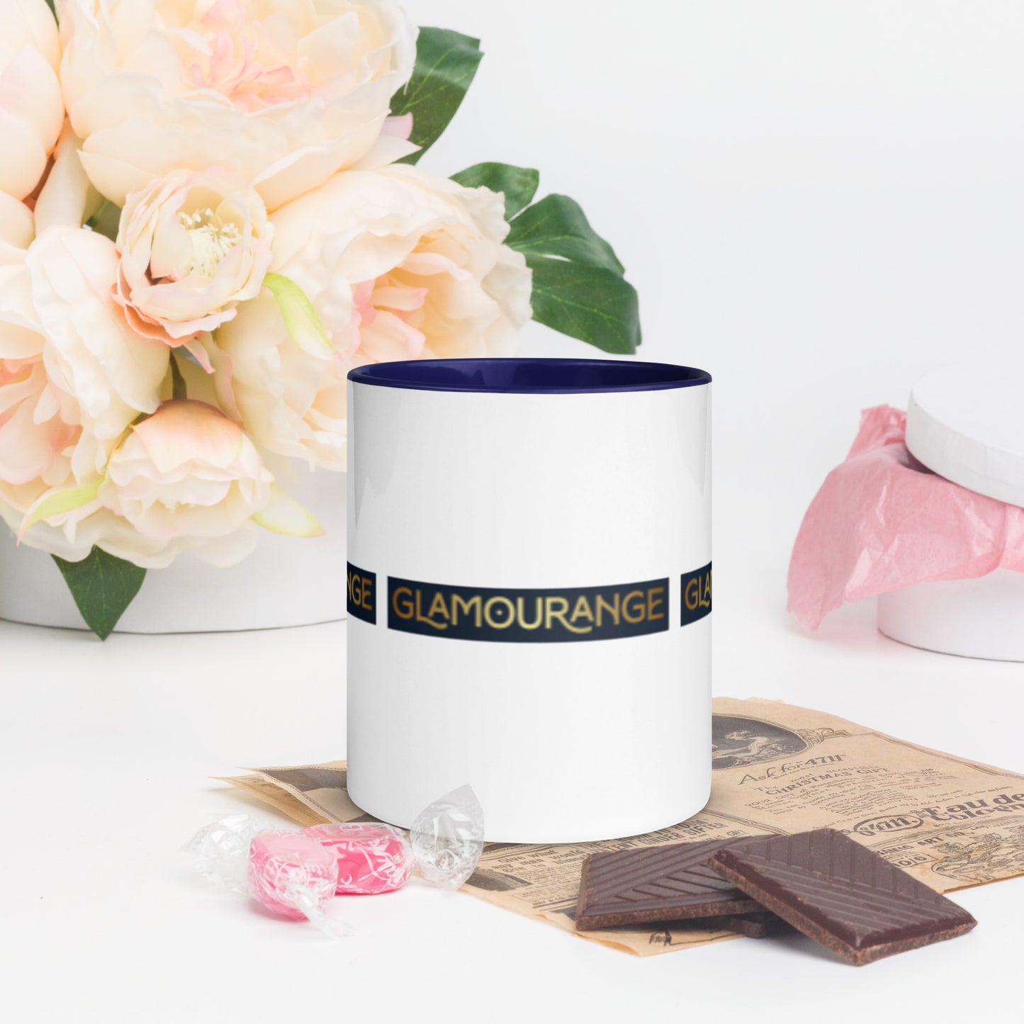 Mug with Color Inside (Glamourange Limited Editions: Small Logo - 0015 Model)