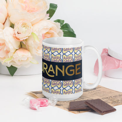 White Glossy Mug (Glamourange Limited Editions: Standard Logo - 006 Model)