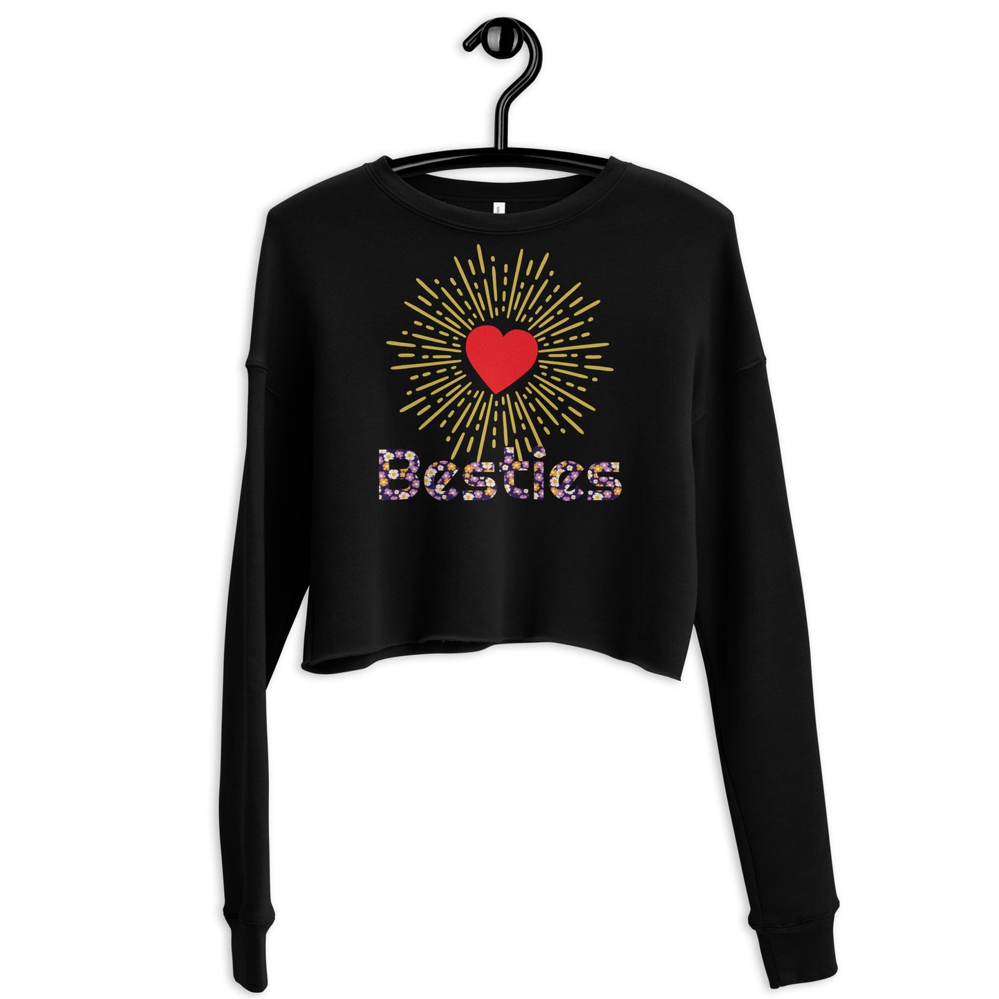 Crop Sweatshirt Womens (Besties - True Friendship 0029)