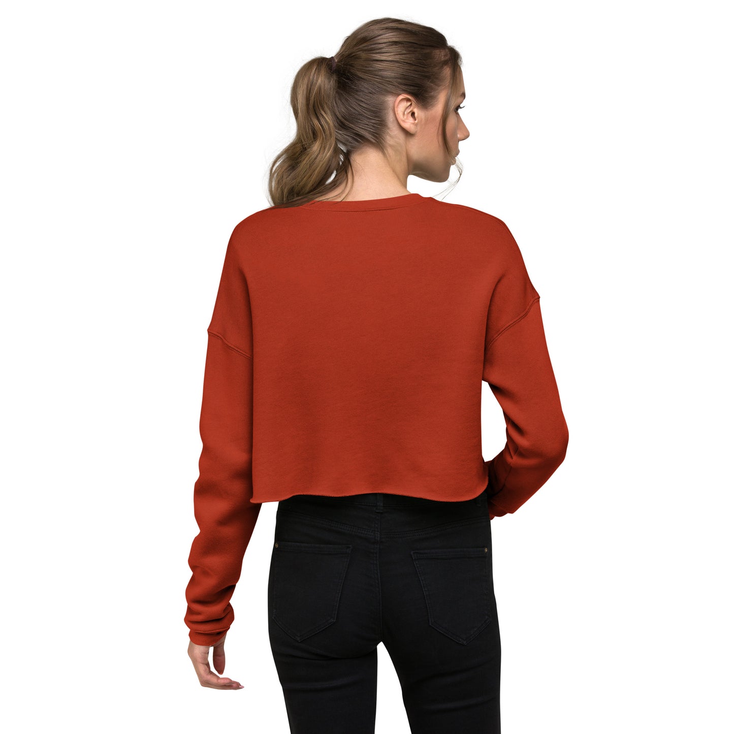 Crop Sweatshirt Womens (Lips and Cherry - Fun Lips 0021)