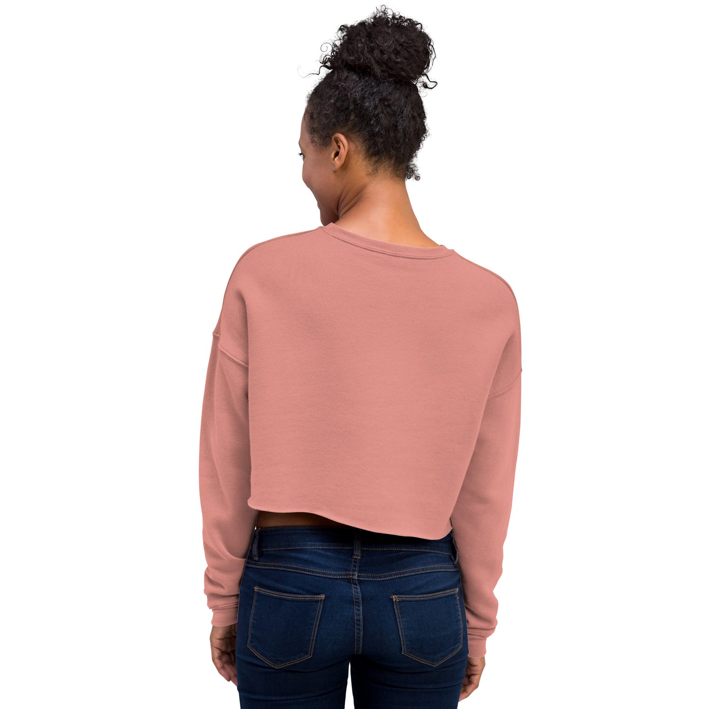 Crop Sweatshirt Womens (Body Positive Babe - Inspiration 005)